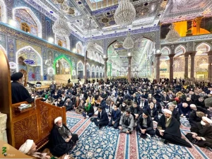 حجة الإسلام نواب في الحرم الحسيني الشريف؛ ان قبر السيد حسن نصر الله سيصبح كربلاء  أخرى لهداية البشرية.