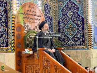 حجة الإسلام نواب فی الحرم الحسینی الشریف؛ ان قبر السید حسن نصر الله سیصبح کربلاء  أخرى لهدایة البشریة. 3