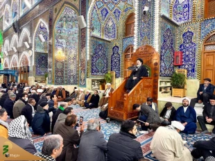 حجة الإسلام نواب فی الحرم الحسینی الشریف؛ ان قبر السید حسن نصر الله سیصبح کربلاء  أخرى لهدایة البشریة. 4
