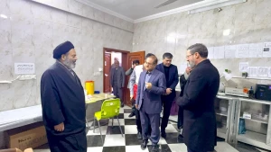 بازدید مسئولان حوزه حج و زیارت از مرکز پزشکی هلال احمر در عراق+عکس