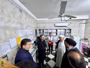 بازدید مسئولان حوزه حج و زیارت از مرکز پزشکی هلال احمر در عراق 5