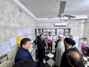 Hajj and pilgrimage officials visit the Hilal Ahmar Medical Center in Iraq