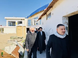 تفقد ممثل الولي الفقيه في شؤون الحج و الزيارة المشاريع و التطويرات المتميزة في الحرمين العسكريين (ع). 6