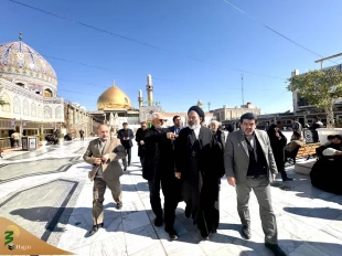 تفقد ممثل الولي الفقيه في شؤون الحج و الزيارة المشاريع و التطويرات المتميزة في الحرمين العسكريين (ع). 9