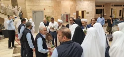 استقبال مسئول دفتر نمایندگی بعثه در مکه مکرمه از کاروان دختران دانش‌آموز عمره‌گزار 9