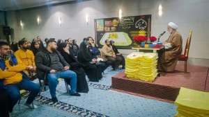 تفاوت آرامش و آسایش در کلام سخنران بعثه در کربلا