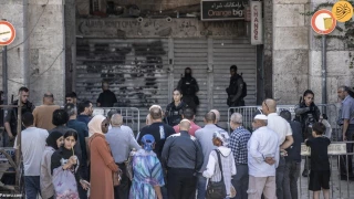 سرکوب نمازگزاران فلسطینی در مسجدالاقصی توسط پلیس رژیم صهیونیستی
