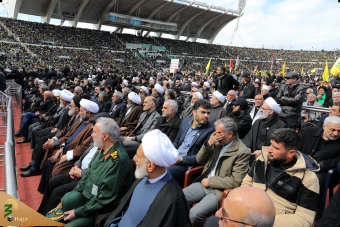 مراسم تشییع مجاهد کبیر شهید سیدحسن نصرالله و شهید سیدهاشم صفی‌الدین 14