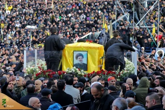 مراسم تشییع مجاهد کبیر شهید سیدحسن نصرالله و شهید سیدهاشم صفی‌الدین 10