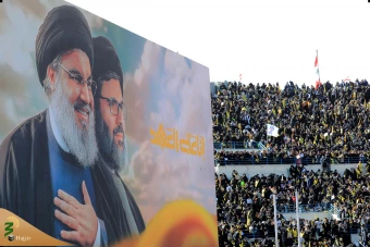 مراسم تشییع مجاهد کبیر شهید سیدحسن نصرالله و شهید سیدهاشم صفی‌الدین 25