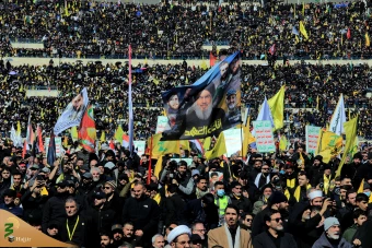 مراسم تشییع مجاهد کبیر شهید سیدحسن نصرالله و شهید سیدهاشم صفی‌الدین 27