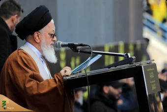 مراسم تشییع مجاهد کبیر شهید سیدحسن نصرالله و شهید سیدهاشم صفی‌الدین 34
