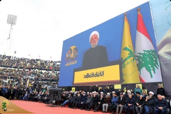 مراسم تشییع مجاهد کبیر شهید سیدحسن نصرالله و شهید سیدهاشم صفی‌الدین 37