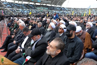 مراسم تشییع مجاهد کبیر شهید سیدحسن نصرالله و شهید سیدهاشم صفی‌الدین 38
