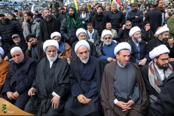 مراسم تشییع مجاهد کبیر شهید سیدحسن نصرالله و شهید سیدهاشم صفی‌الدین 39