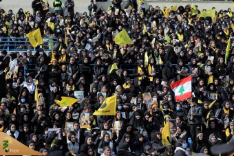 مراسم تشییع مجاهد کبیر شهید سیدحسن نصرالله و شهید سیدهاشم صفی‌الدین 40