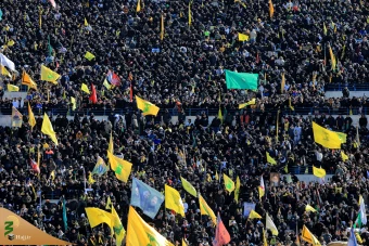 مراسم تشییع مجاهد کبیر شهید سیدحسن نصرالله و شهید سیدهاشم صفی‌الدین 42
