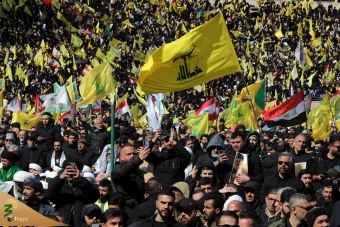 مراسم تشییع مجاهد کبیر شهید سیدحسن نصرالله و شهید سیدهاشم صفی‌الدین 43