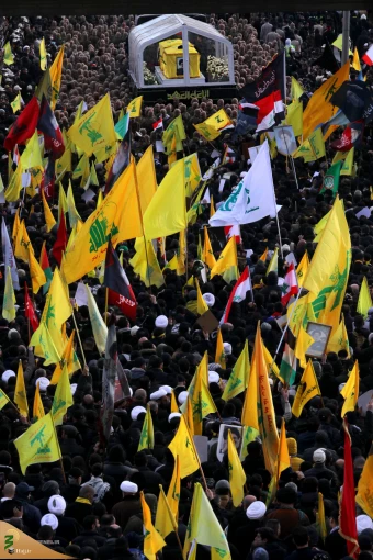 مراسم تشییع مجاهد کبیر شهید سیدحسن نصرالله و شهید سیدهاشم صفی‌الدین 55
