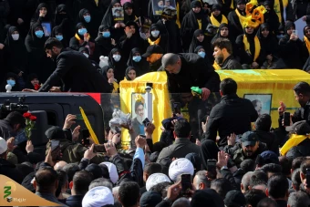 مراسم تشییع مجاهد کبیر شهید سیدحسن نصرالله و شهید سیدهاشم صفی‌الدین 57