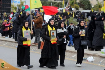 مراسم تشییع مجاهد کبیر شهید سیدحسن نصرالله و شهید سیدهاشم صفی‌الدین 67