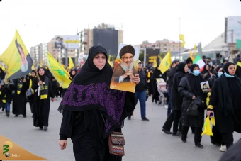 مراسم تشییع مجاهد کبیر شهید سیدحسن نصرالله و شهید سیدهاشم صفی‌الدین 71