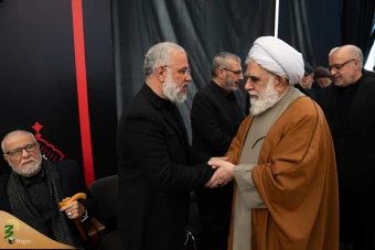 حضور هیئت نمایندگی رهبر انقلاب اسلامی در مراسم ترحیم و بزرگداشت رهبران شهید حزب‌الله در بیروت 6
