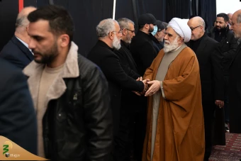 حضور هیئت نمایندگی رهبر انقلاب اسلامی در مراسم ترحیم و بزرگداشت رهبران شهید حزب‌الله در بیروت 7