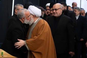 حضور هیئت نمایندگی رهبر انقلاب اسلامی در مراسم ترحیم و بزرگداشت رهبران شهید حزب‌الله در بیروت 8