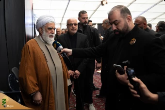 حضور هیئت نمایندگی رهبر انقلاب اسلامی در مراسم ترحیم و بزرگداشت رهبران شهید حزب‌الله در بیروت 14