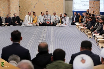 محفل انس با قرآن کریم در حضور رهبر معظم انقلاب 87