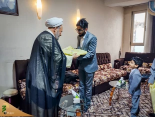 تقدیر از دو نوگل حافظ قرآن در کربلا 5