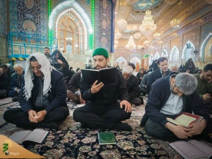 در مراسم دعای ندبه کربلا
دستان استغاثه برای تعجیل در فرج بلند شد 2