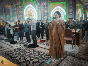 در مراسم دعای ندبه کربلا
دستان استغاثه برای تعجیل در فرج بلند شد 2