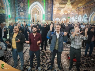 در مراسم دعای ندبه کربلا
دستان استغاثه برای تعجیل در فرج بلند شد 2