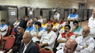 بازدید حجت‌الاسلام نجفی روحانی از آشپزخانه مدینه 14