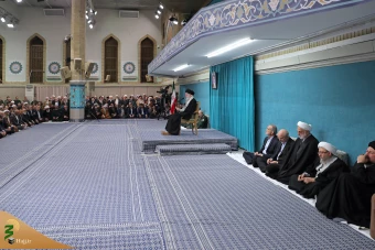 دیدار کارگزاران نظام با رهبر معظم انقلاب اسلامی 41
