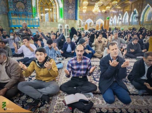 نوای ملکوتی دعای ندبه در خیمه گاه حسینی 8