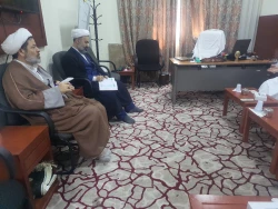 پاسخگویی به شبهات و بررسی مشکلات زائران اهل سنت در دیدار روحانیون با مسئول بعثه رهبری در مکه 5
