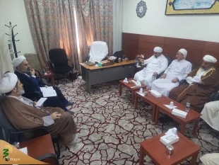 پاسخگویی به شبهات و بررسی مشکلات زائران اهل سنت در دیدار روحانیون با مسئول بعثه رهبری در مکه 6