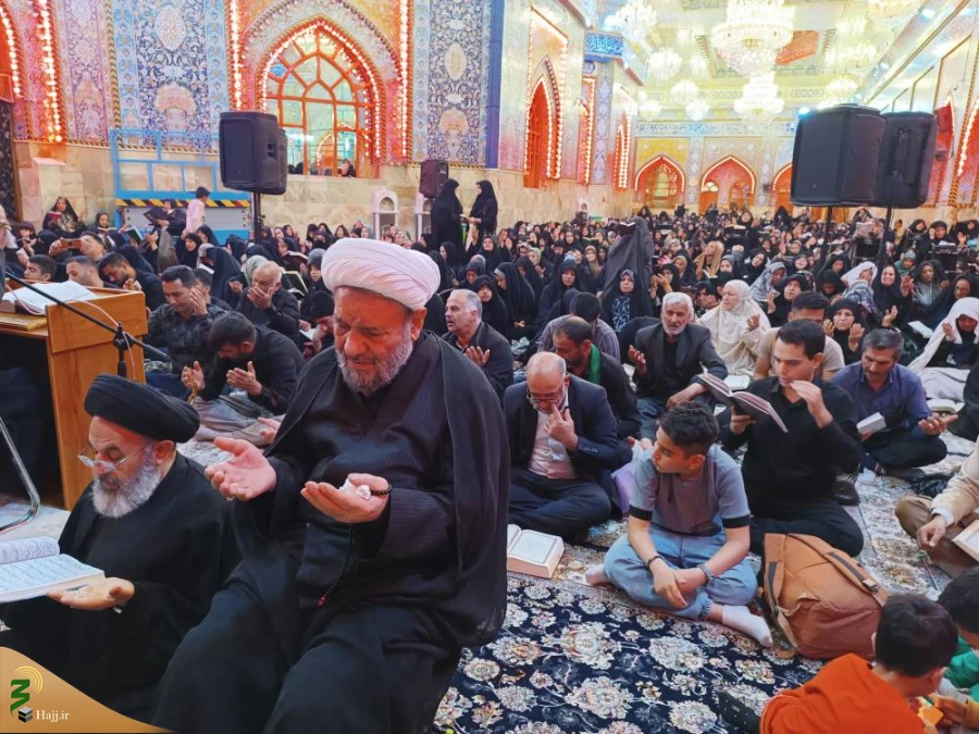 دعای کمیل در کربلای معلی برگزار شد 7