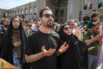 مراسم تحویل سال ۱۴۰۴ در بارگاه ملکوتی حضرت علی بن موسی الرضا علیه السلام  6