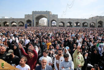 مراسم تحویل سال ۱۴۰۴ در بارگاه ملکوتی حضرت علی بن موسی الرضا علیه السلام  30
