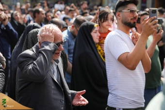 مراسم تحویل سال ۱۴۰۴ در بارگاه ملکوتی حضرت علی بن موسی الرضا علیه السلام  13