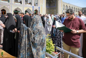 مراسم تحویل سال ۱۴۰۴ در بارگاه ملکوتی حضرت علی بن موسی الرضا علیه السلام  14