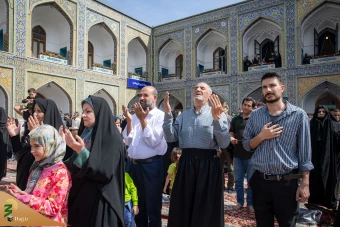 مراسم تحویل سال ۱۴۰۴ در بارگاه ملکوتی حضرت علی بن موسی الرضا علیه السلام  20