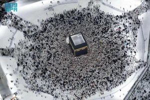 ثبت تصاویر زیبا از مسجدالحرام در شب ۲۵ ماه رمضان + گزارش تصویری
