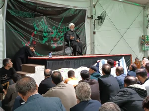 مراسم احیا سومین شب قدر به همت بعثه مقام معظم رهبری در کربلا برگزار شد