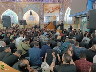 بعثه مقام معظم رهبری مراسم احیاء سومین شب قدر را در کربلا برگزار نمود 7