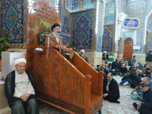 صفای روضه شب جمعه اباعبدالله (ع) با حضور زائران کربلایی